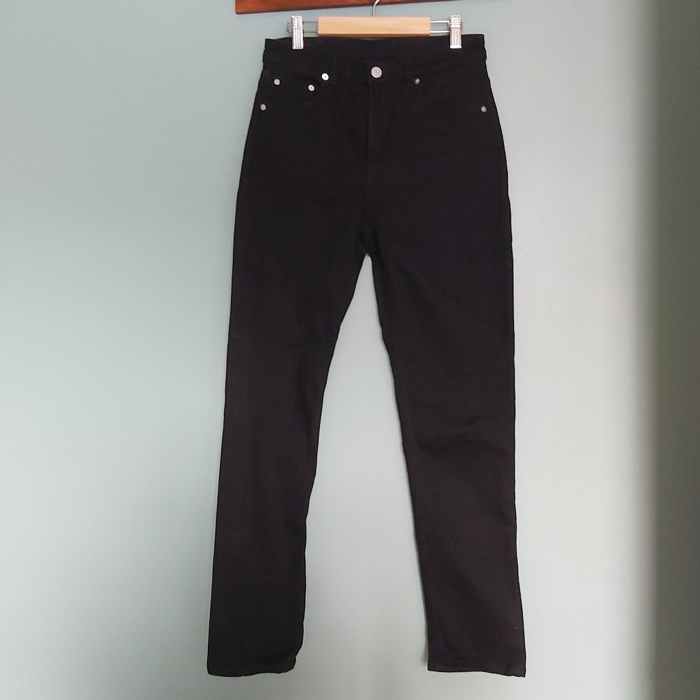 Weekday high rise straight leg jeans sz 27